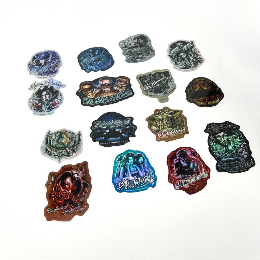 Y2K Early ‘00 Mystery Pack Holo Sticker Lot of 10 Sticker Machine Nostalgia - Picture 3 of 6